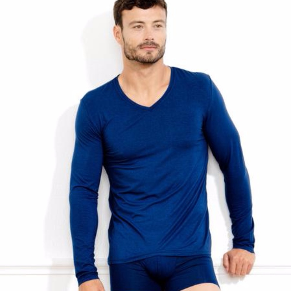 Les Lunes Bamboo "St Florent Long Sleeve T-Shirt"