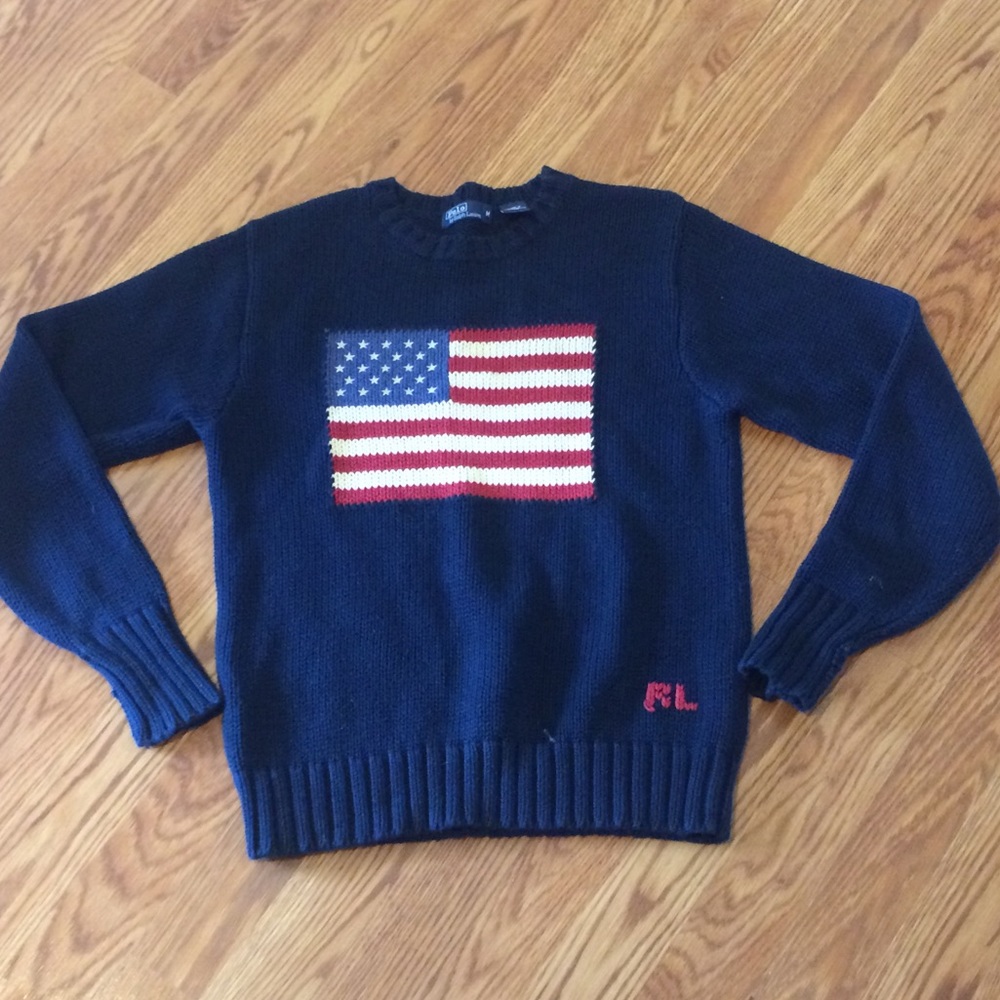 American Flag Sweater