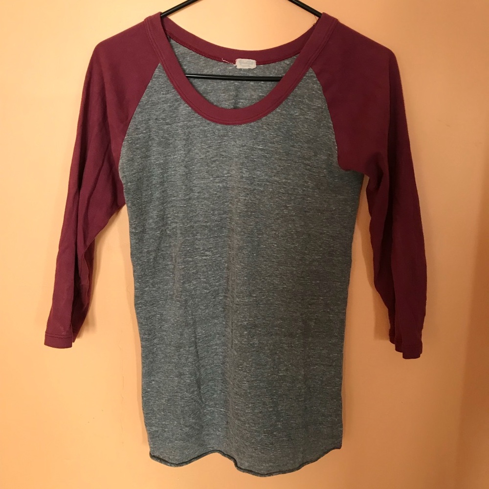 Brandy Melville baseball tee 💗
