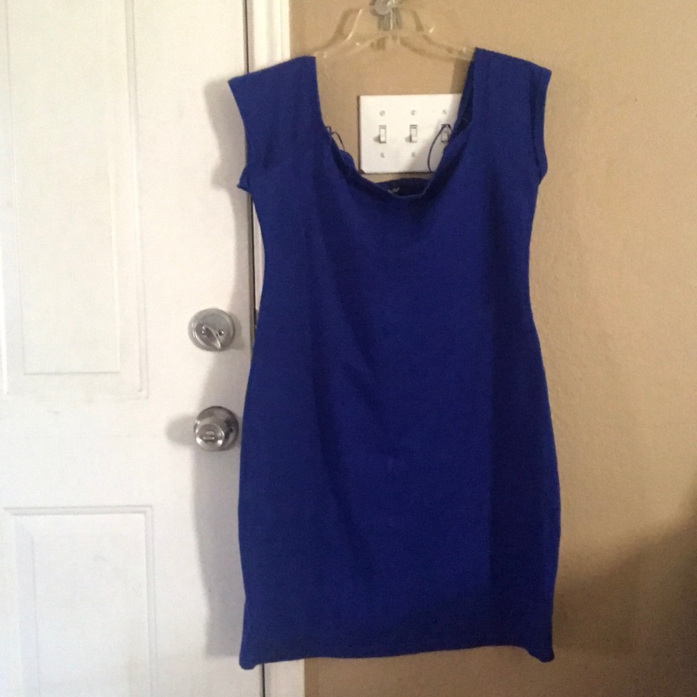 Royal Blue body-con dress