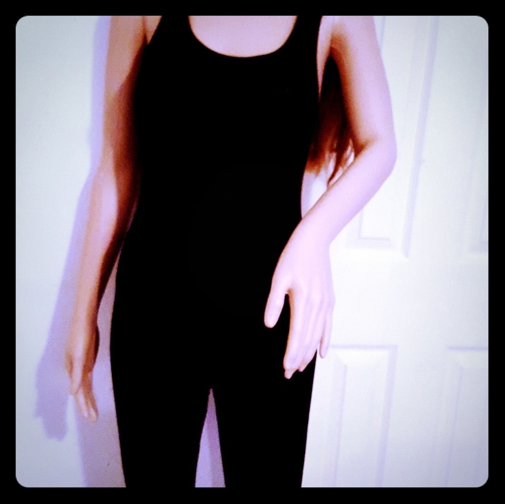 Brand new STUNNING black and pink jumpsuit