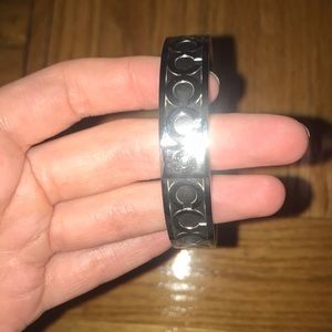 Silver Coach Bangle