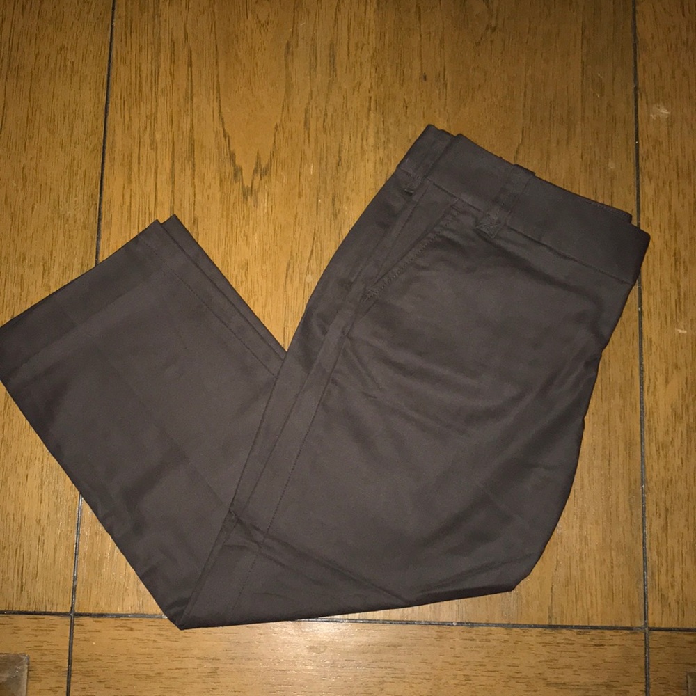 Banana Republic Stretch Chocolate Capris Size 4