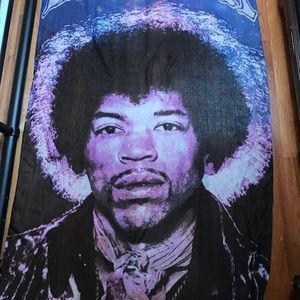 Large Jimi Hendrix tapestry