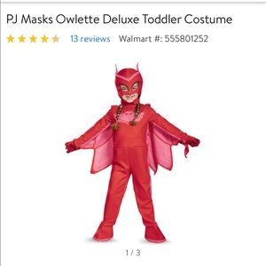 Toddler owlette costume