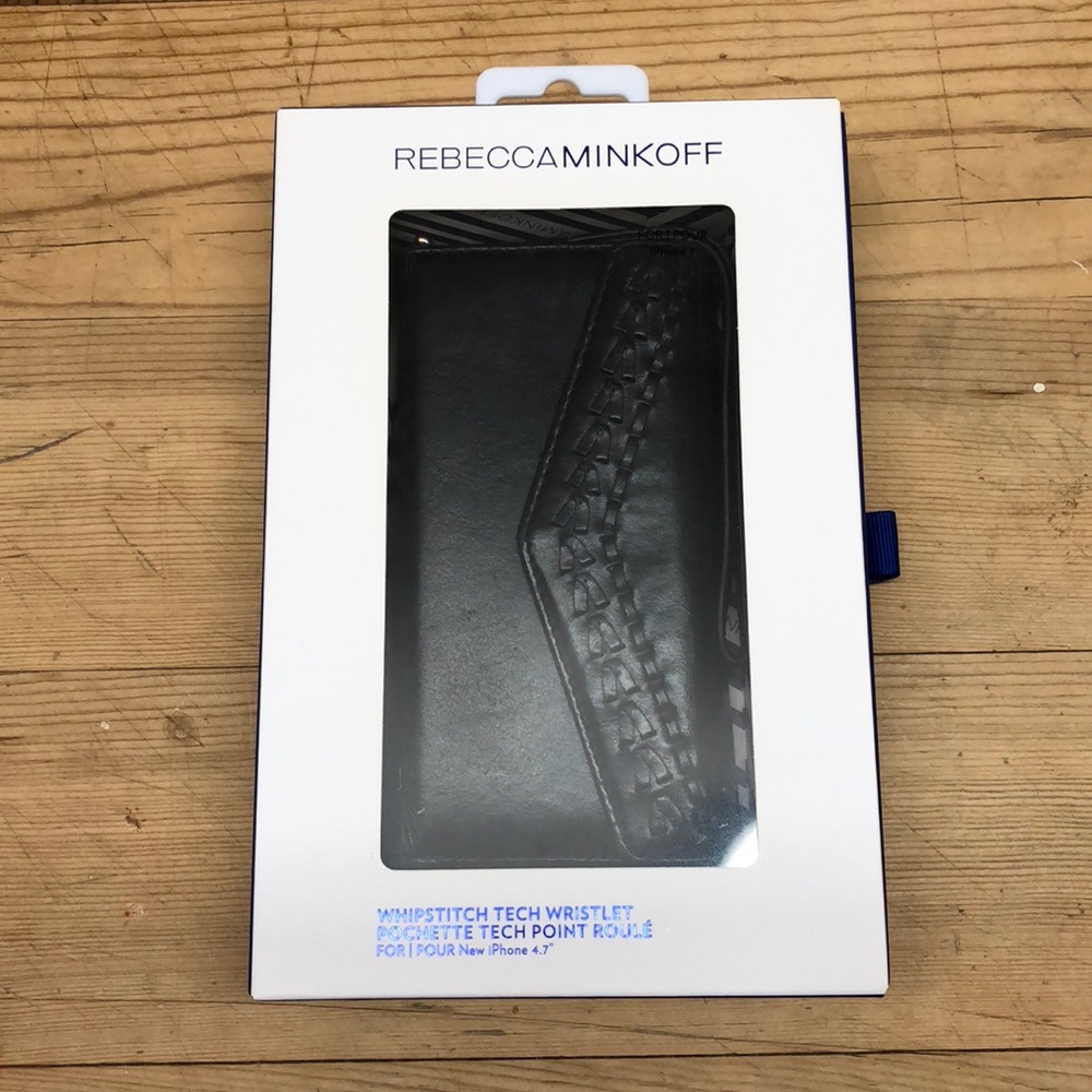 Rebecca Minkoff leather wristlet