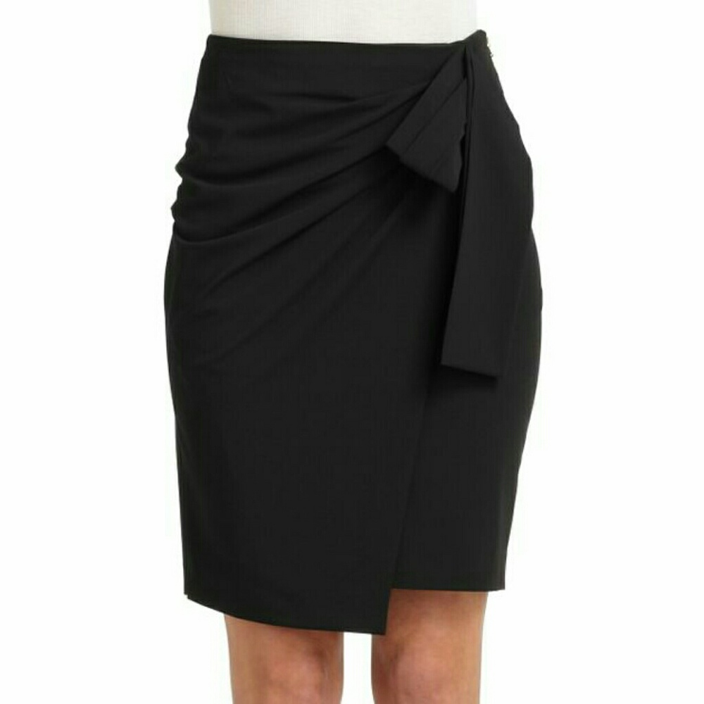 Rachel Roy chic drape pencil skirt
