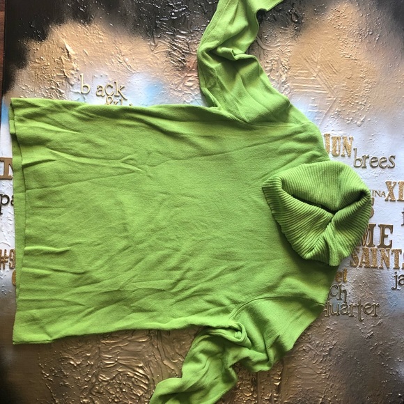 🏷Investments Petites🏷 Lime Green PM turtleneck - Picture 14 of 14