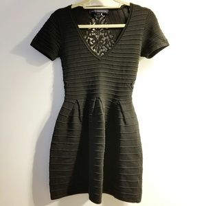 French Connection Knit Dress With Crochet Back