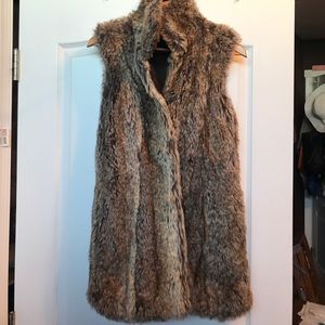 Zara Faux Fur Vest
