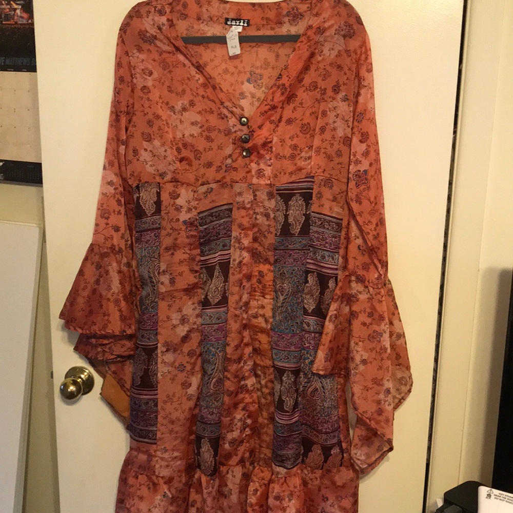 70’s style/boho/gypsy  dress/kimono