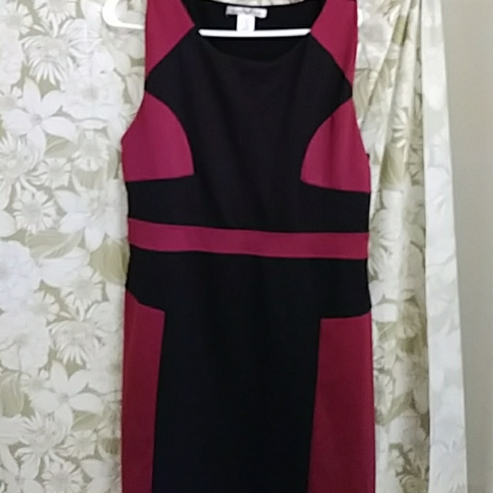 Bodycon black and red dress
