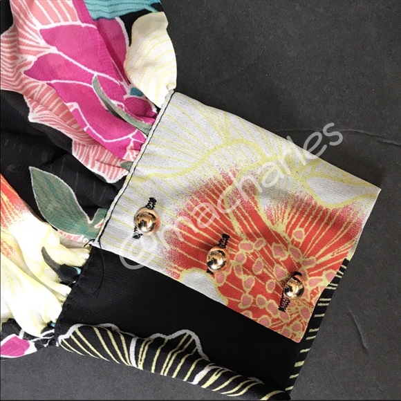 🎉HOST PICK🎉 Floral Sheer Long Sleeve Maxi Dress - Picture 4 of 6