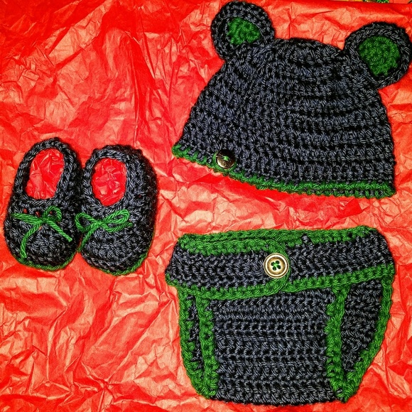 HANDMADE BABY CROCHET SETS - Picture 5 of 9