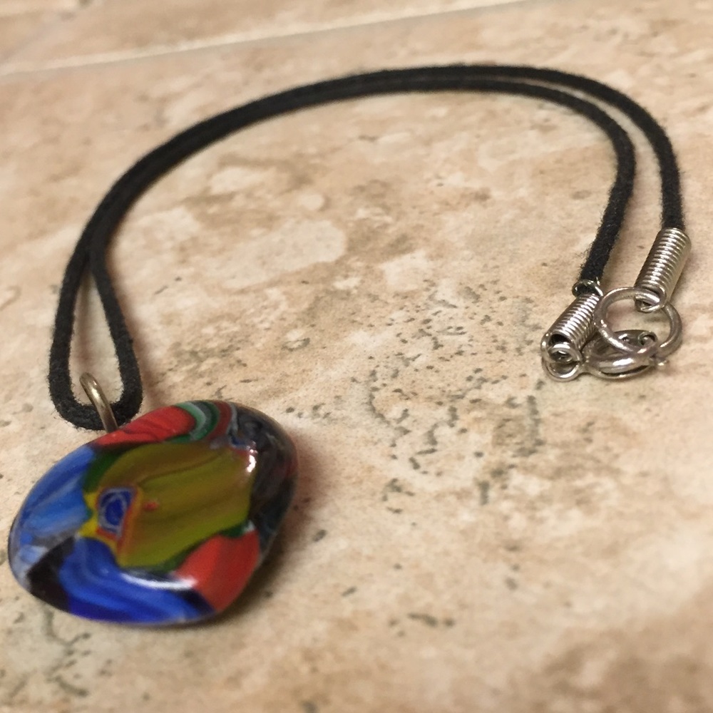 Marble Heart Necklace