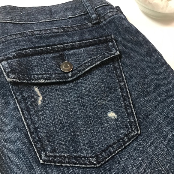 GAP 1969 dark wash boot cut leg jeans Sz 00 - Picture 5 of 7