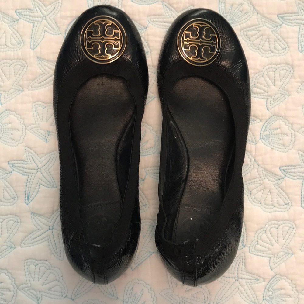 Tory Burch black flats size 6