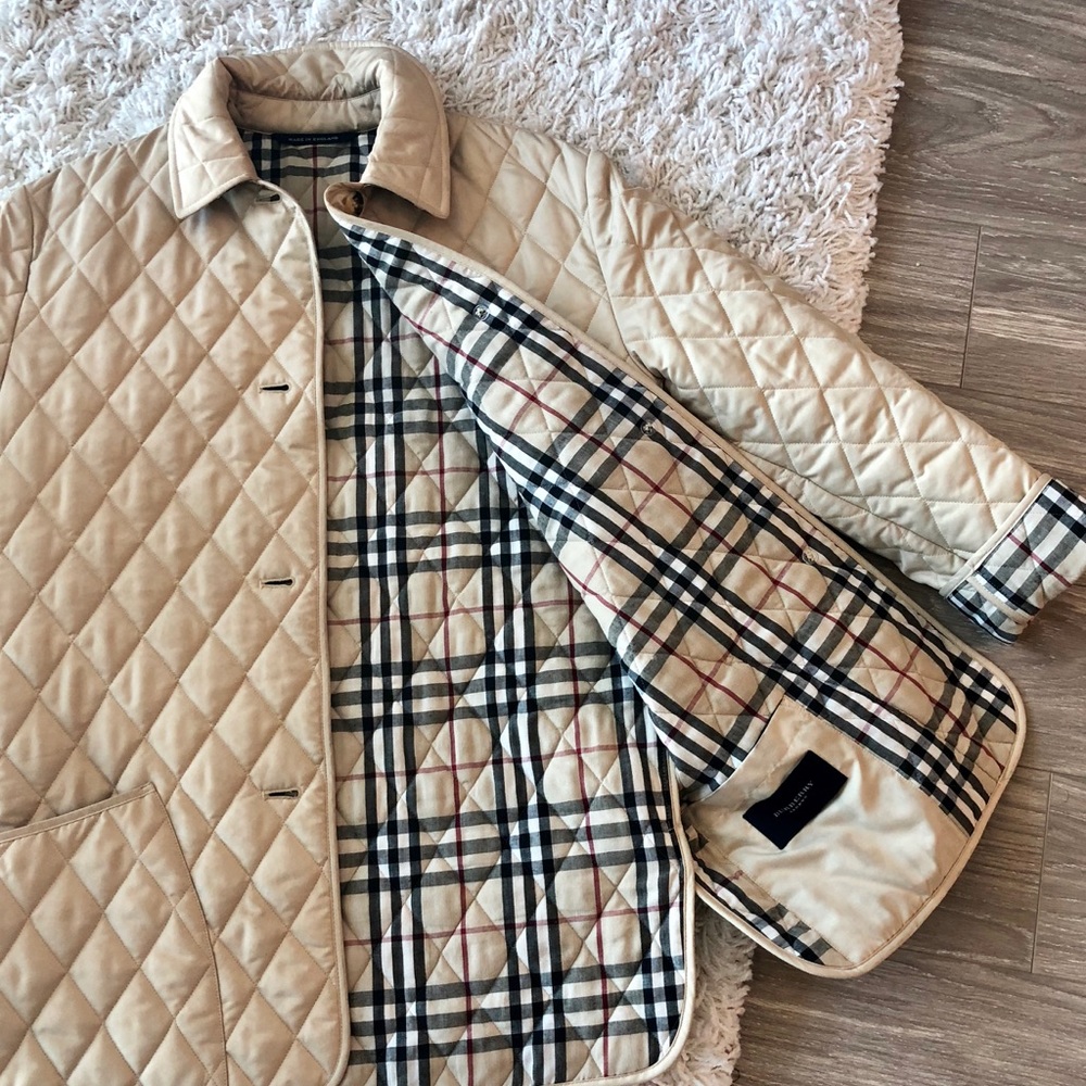Burberry quilted jacket