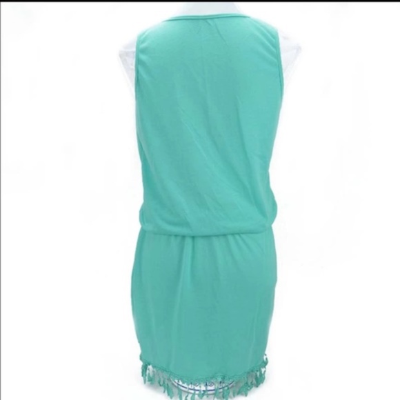 Fringe Summer Wrap Beach Dress Swim Coverup NWT - Picture 5 of 7