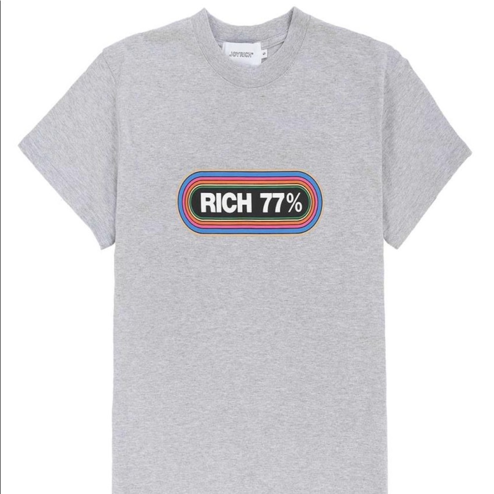 Joy rich "rich 77%" tee