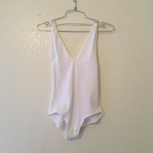 White halter bodysuit!