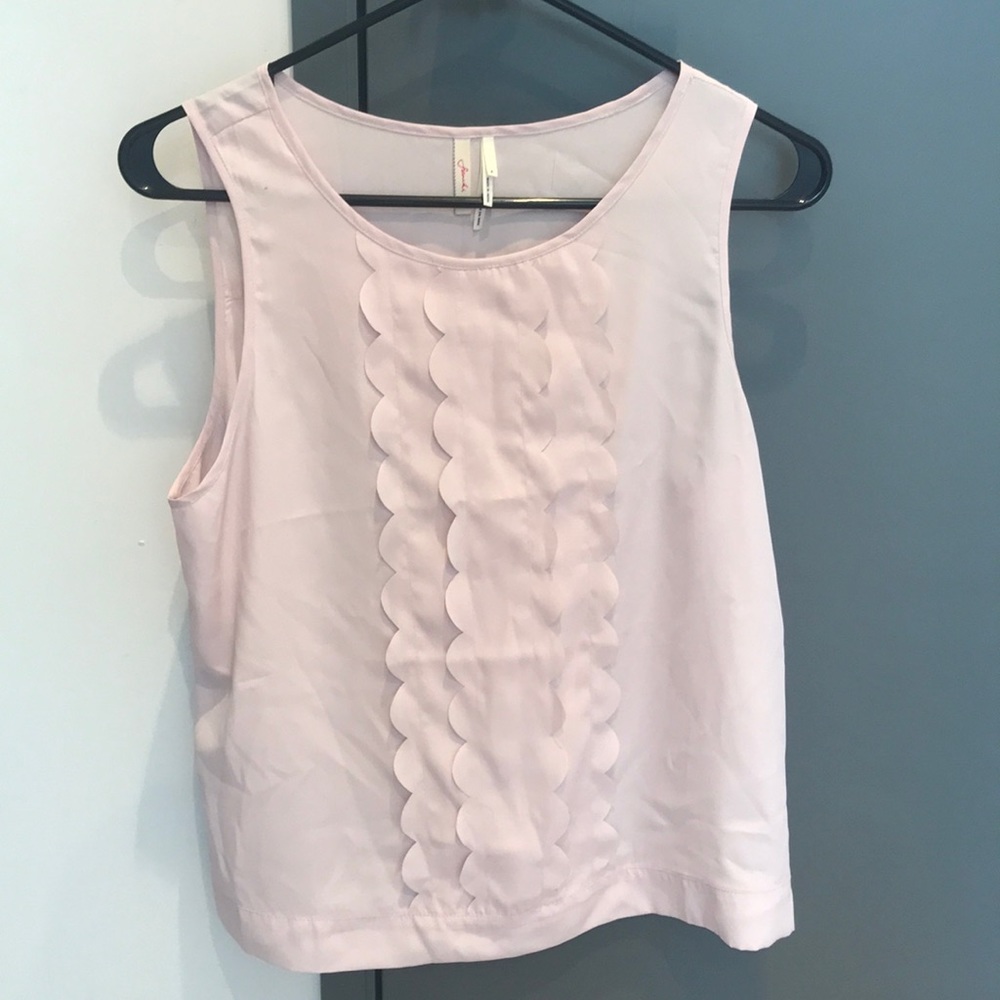 Blush blouse