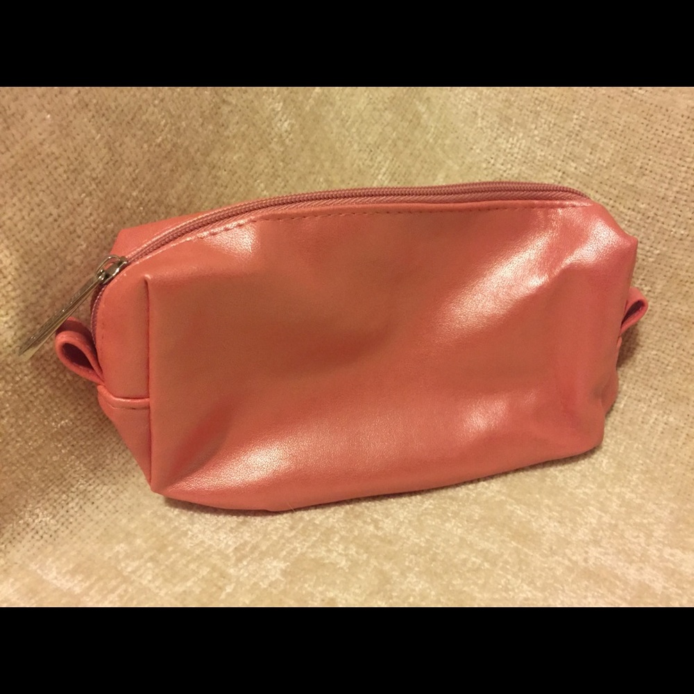 Clinique - Pearly Coral/Salmon Cosmetics Bag