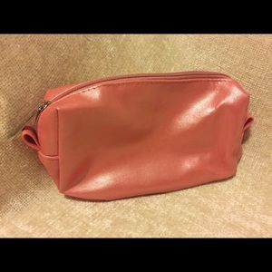 Clinique - Pearly Coral/Salmon Cosmetics Bag