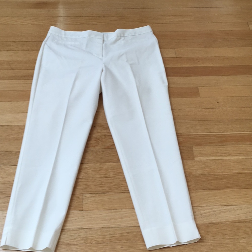 White Talbots Hampshire Curvy Pants
