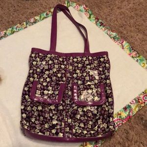 Vera Bradley FRILL Tote Bag