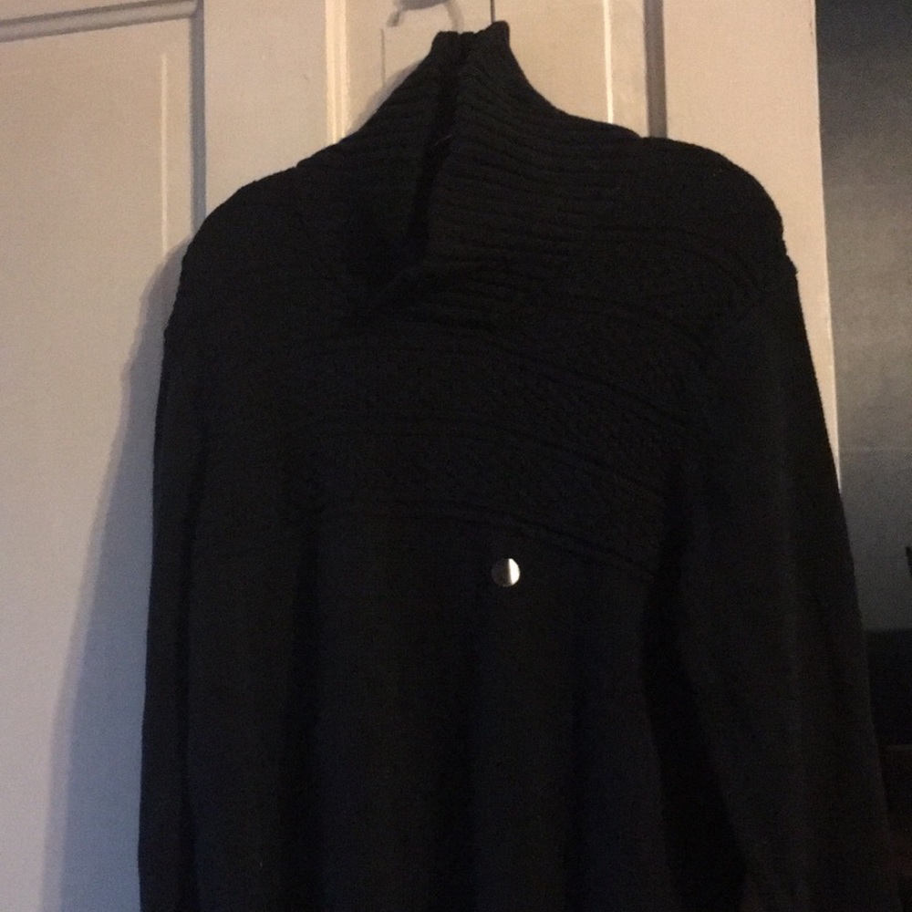 Chaps big sky navy sweater NWT!