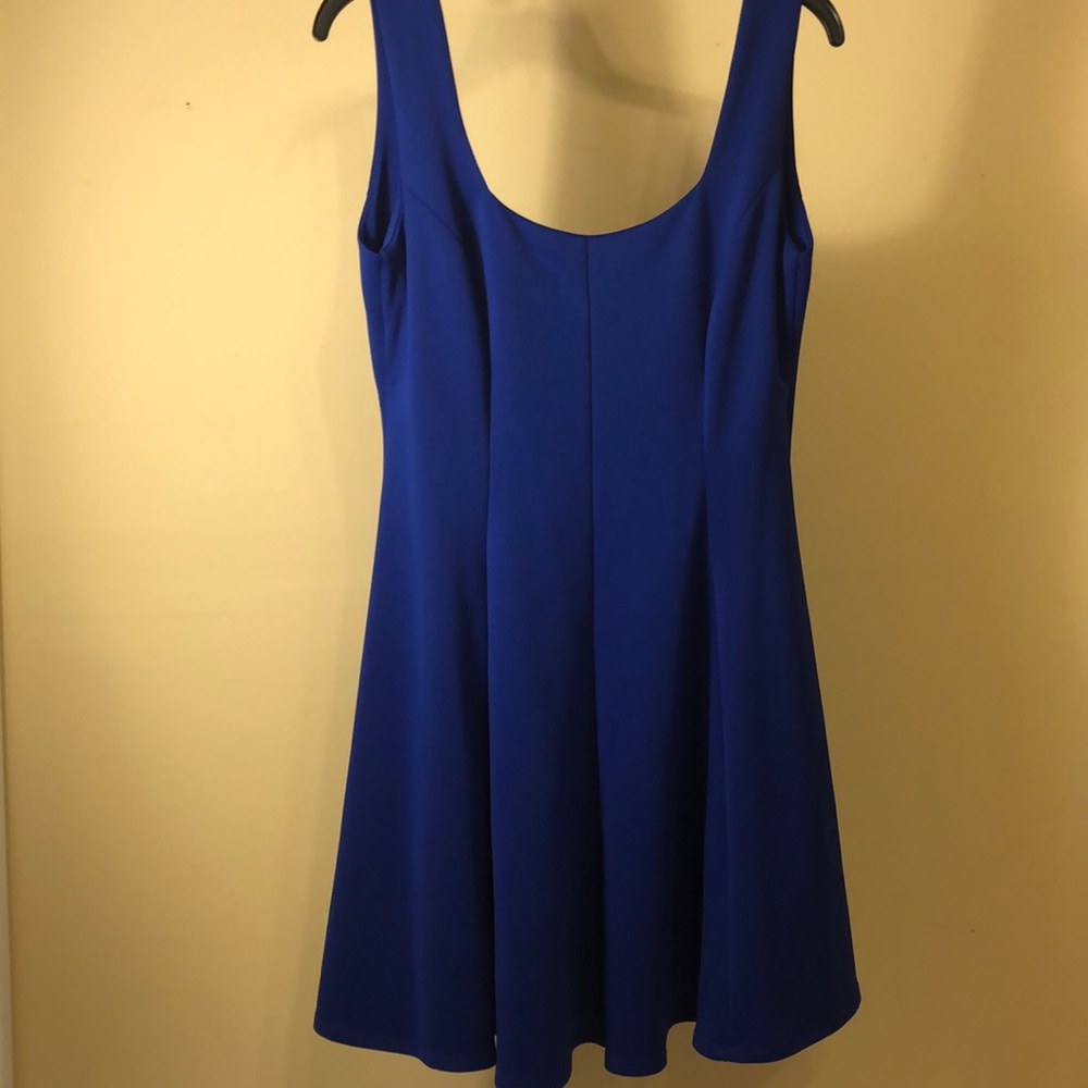ASOS royal blue skater dress