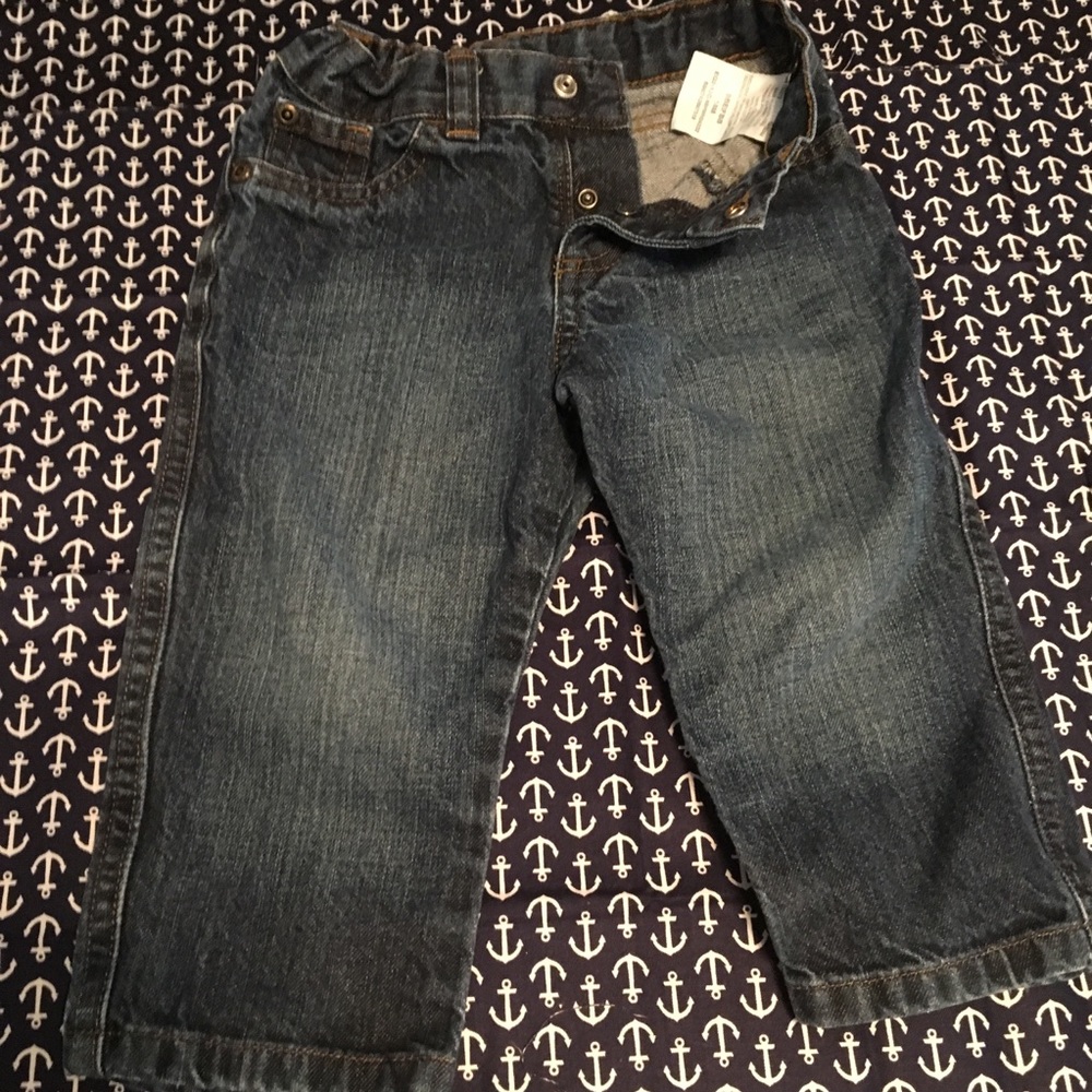 ⭐️ 5-Pocket Dark Wash Cotton Denim Jeans