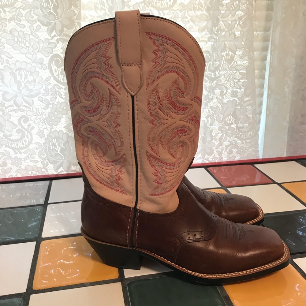 Road Wolf Rose Pink Cowboy Boots