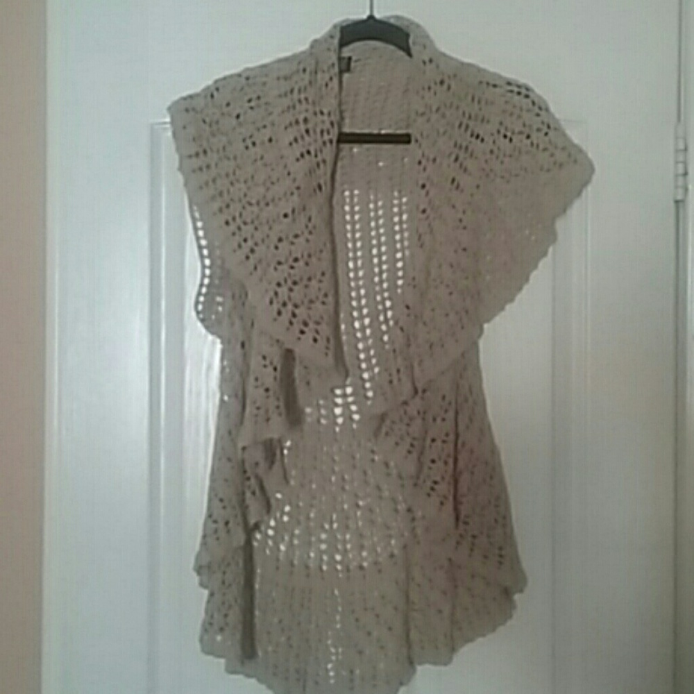 Vintage crochet vest