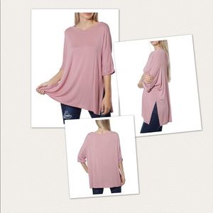Blush Pink Tunic Top