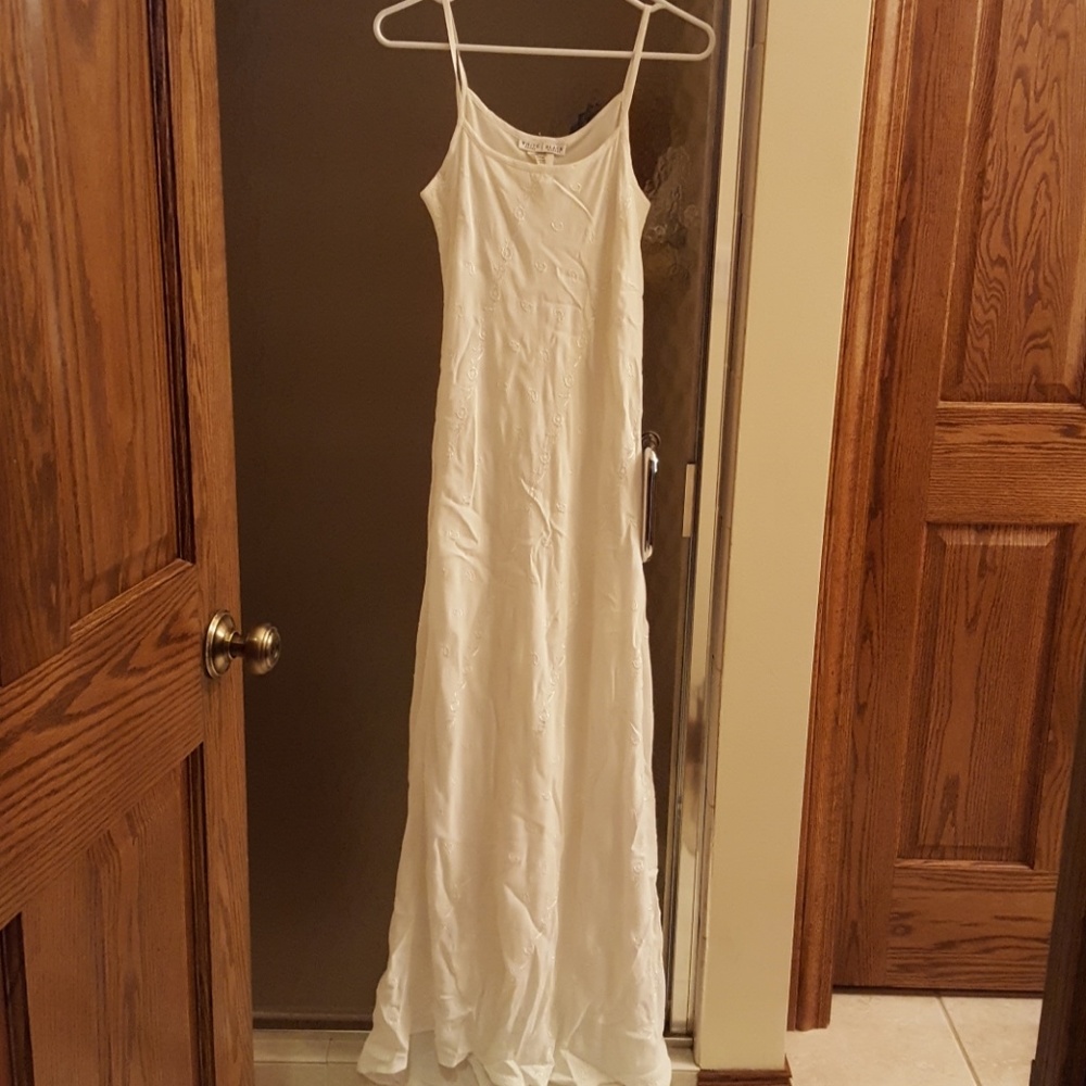 Off white, strappy dress