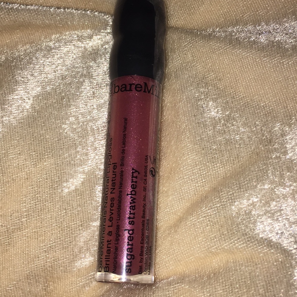 New Bare Minerals Lipgloss Sugared Strawberry