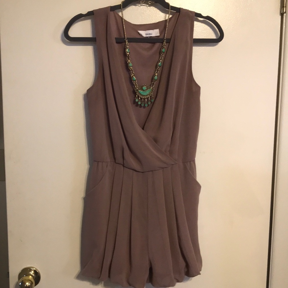 Romper with pockets