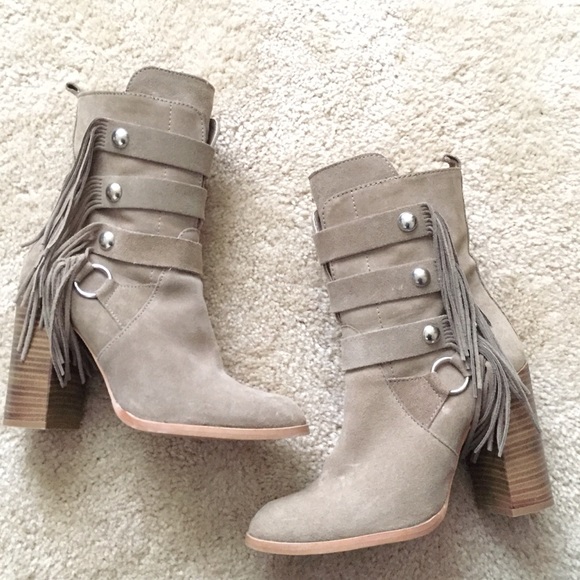 zara suede booties