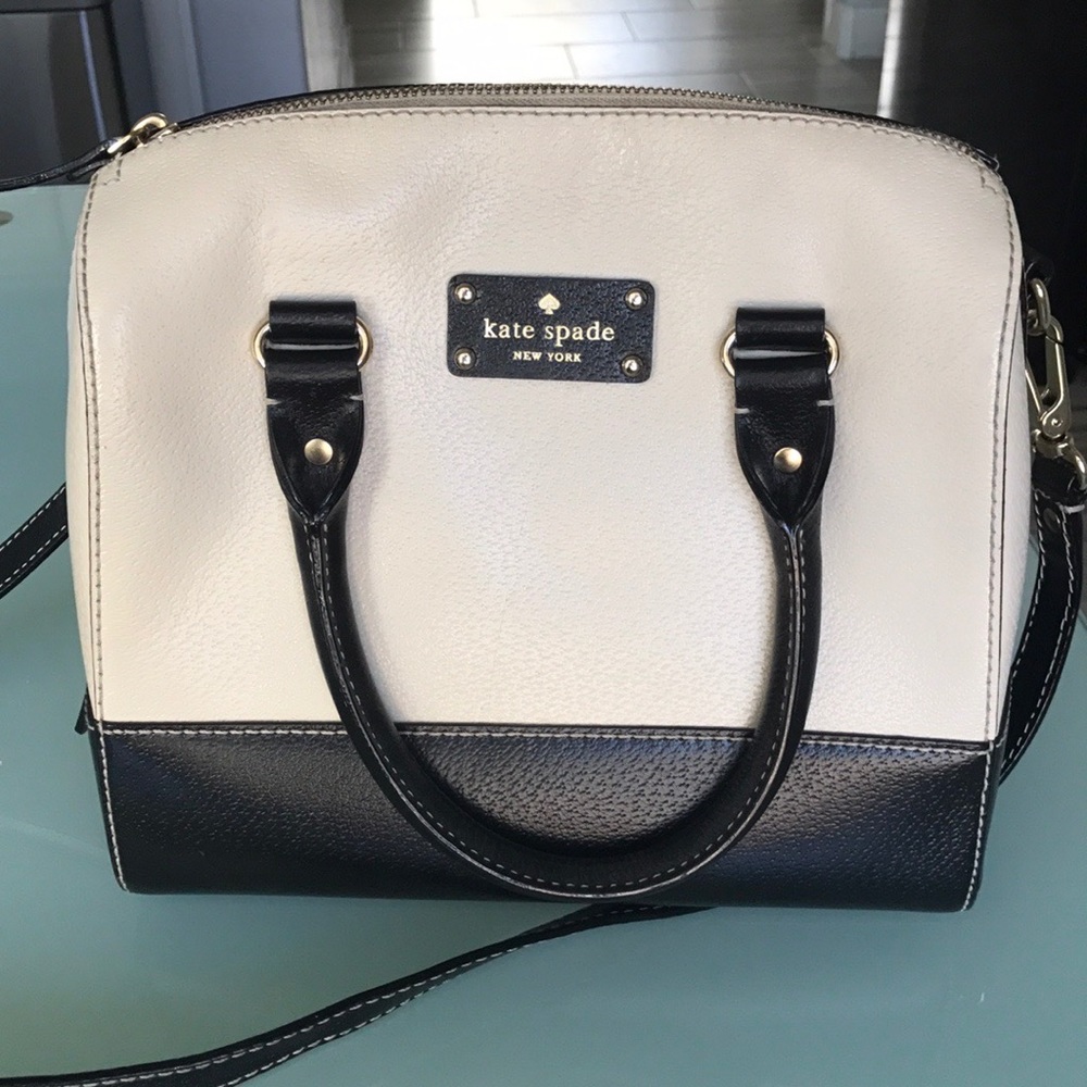 Kate Spade satchel black beige