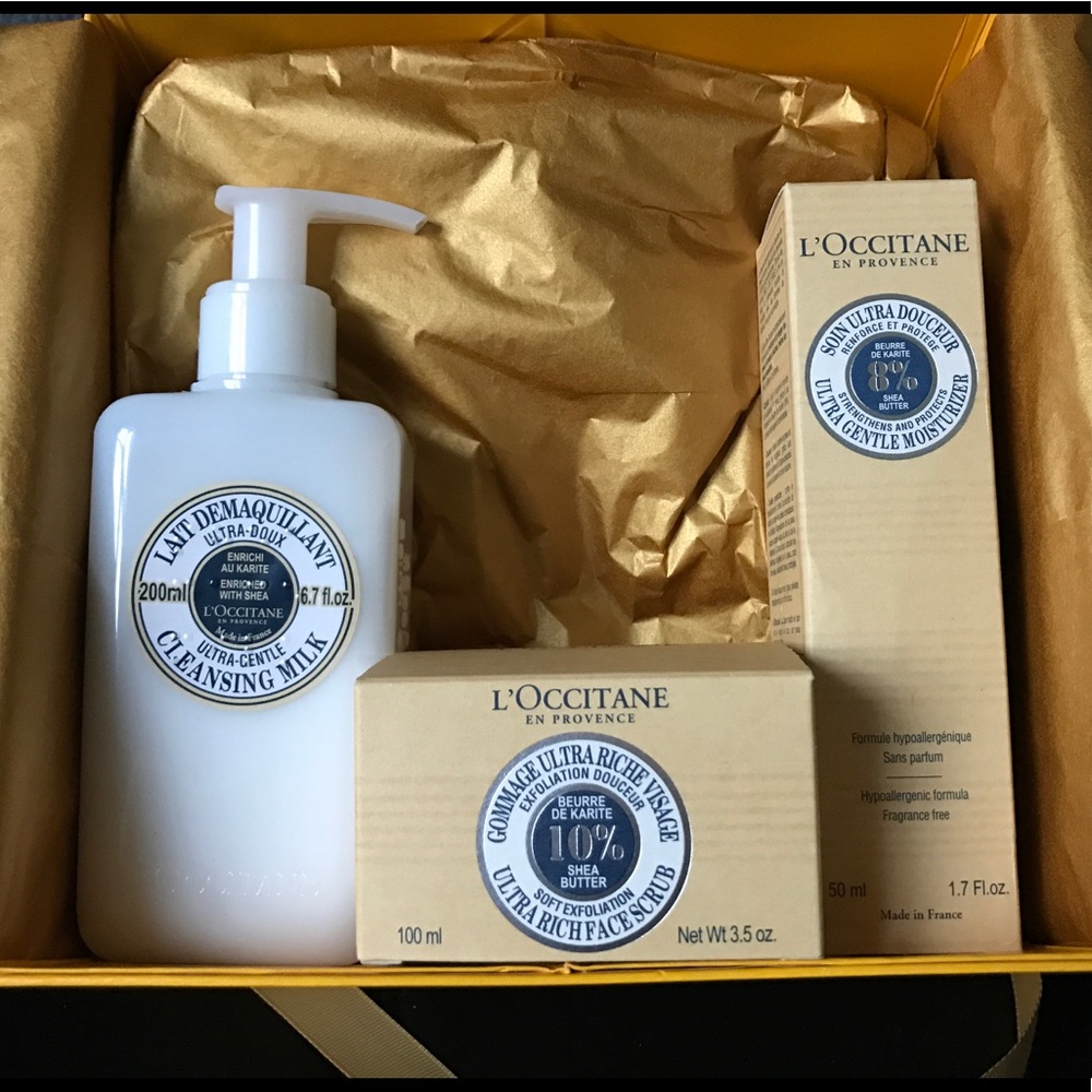 L'Occitane facial skincare set
