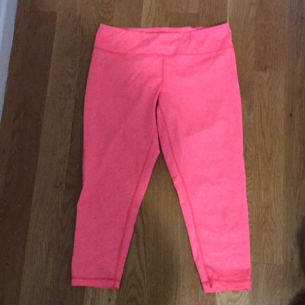 Zella neon orange work out leggings