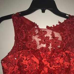 Red Formal Cocktail Dress