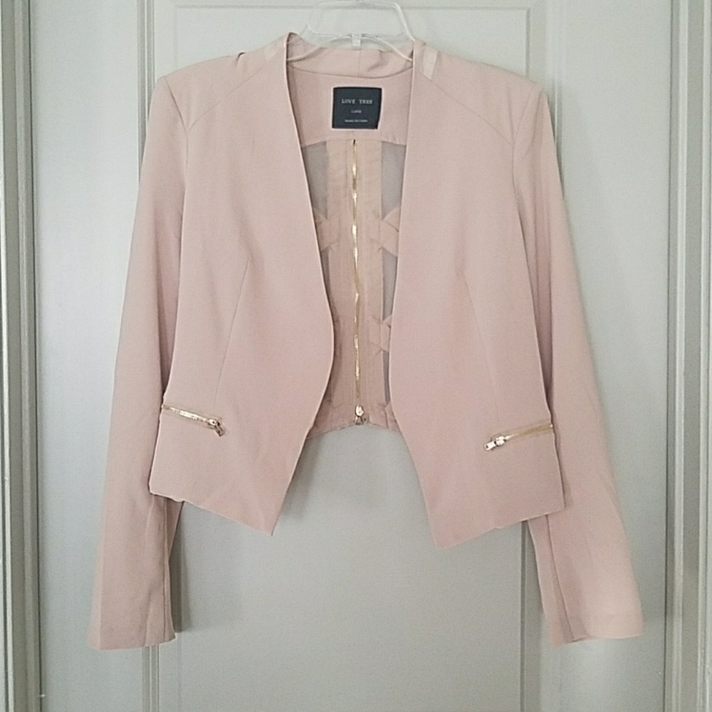 Cropped blazer