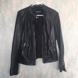 Express leather jacket