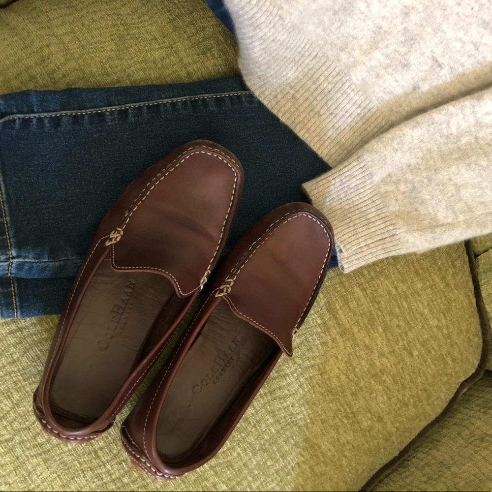 Cole Haan leather driving mocs