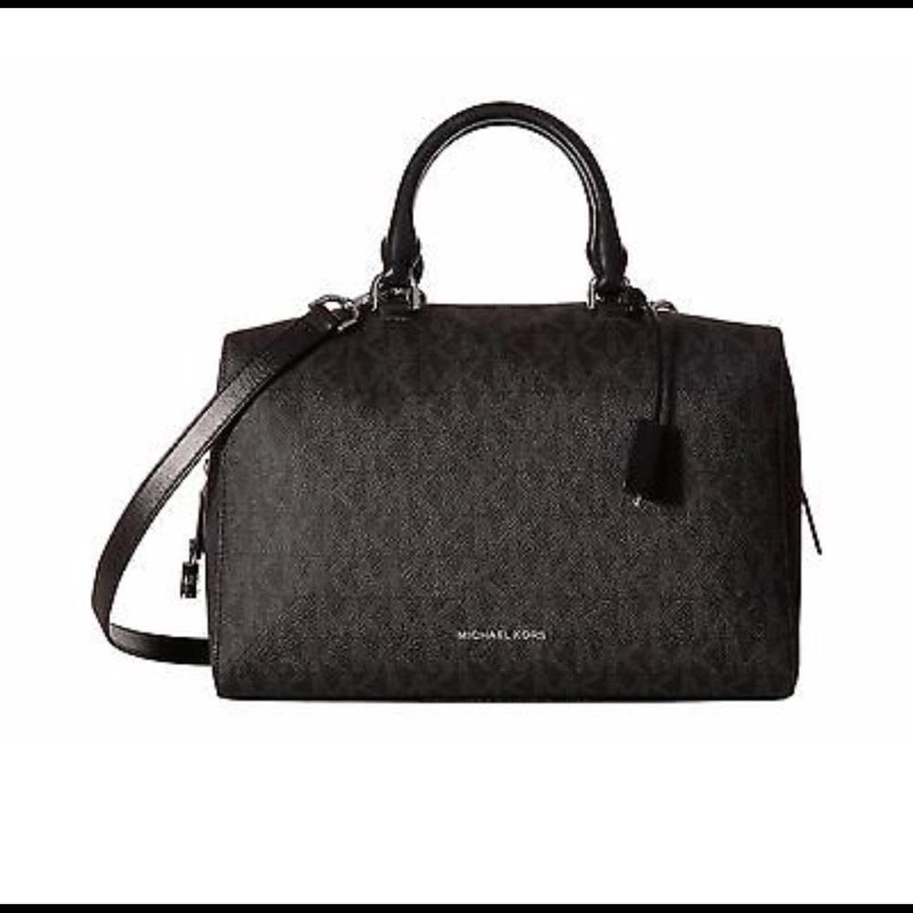 Michael Kors Kirby Logo Satchel and Wallet