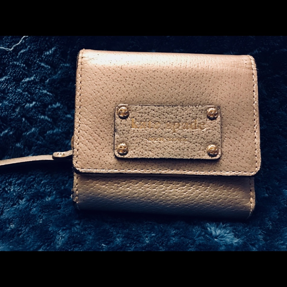 Kate Spade pewter wallet