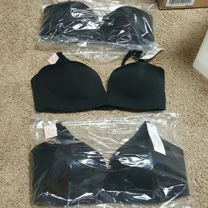 LAST SET OF THREE NURSING BRAS